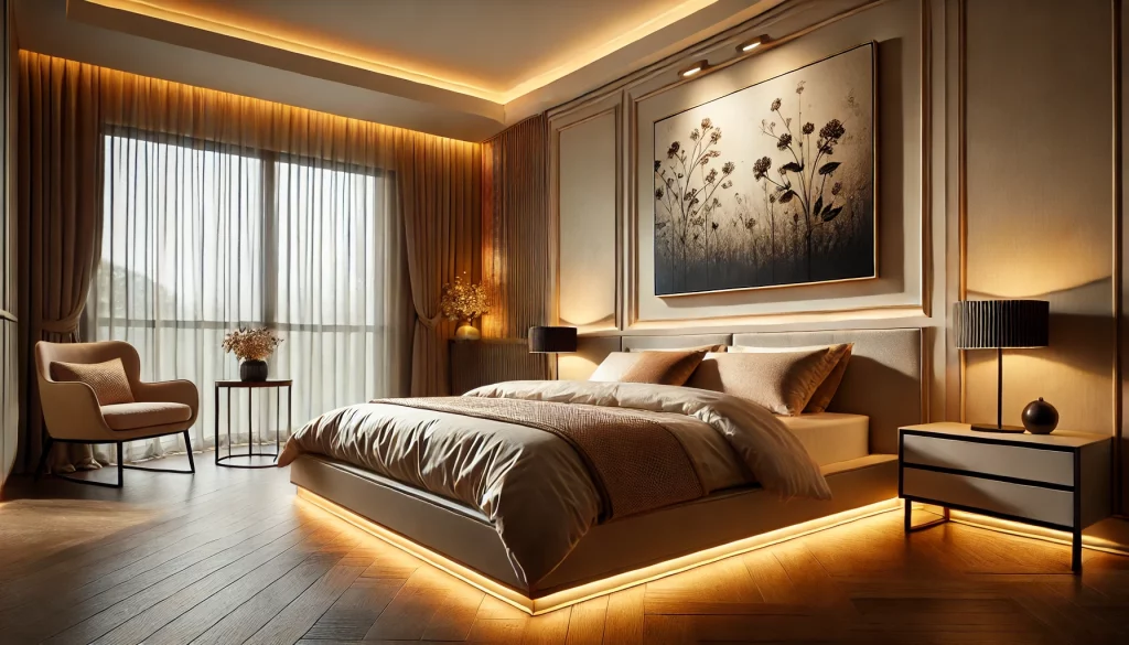 Bedroom With Highlighting Ideas - 04