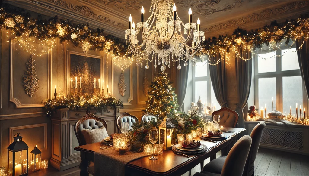 Holidays With Dining Room Transforms Into Festive Meal - 05