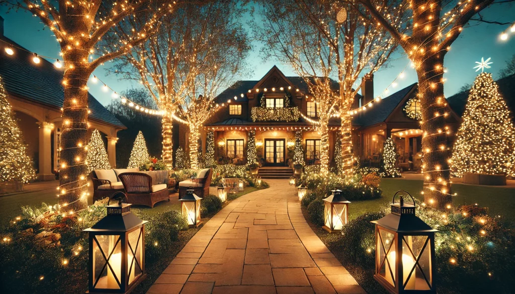 Holidays With House Lighting Ideas For Christmas Outdoors - 04