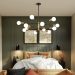 Modern Height Adjustable Sputnik Fixtures Chandelier bedroom