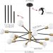 Modern Height Adjustable Sputnik Fixtures Chandelier dimension