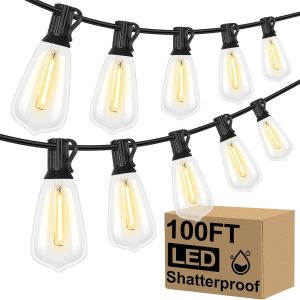 Shatterproof Outdoor String Lights