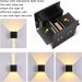 Sleek Waterproof Outdoor Aluminum LED Wall Light design