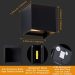 Sleek Waterproof Outdoor Aluminum LED Wall Light dimension